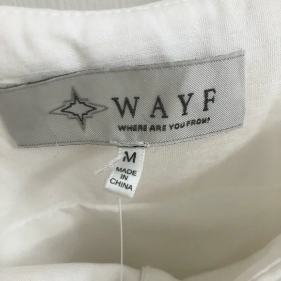 NWOT Wayf Classic White Vest - Picture 4 of 5